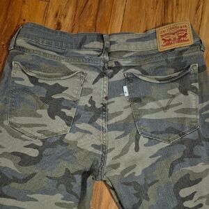 Levi's Juniors Camouflage Army Fatigue Skinny Jeans